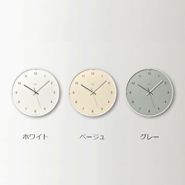 LEMNOS レムノス Biome clock バイオームクロック LC24-16φ320×d50mm (795g)[ スイープセコンド タカタレムノス] [沖縄・北海道配送不可] [2]