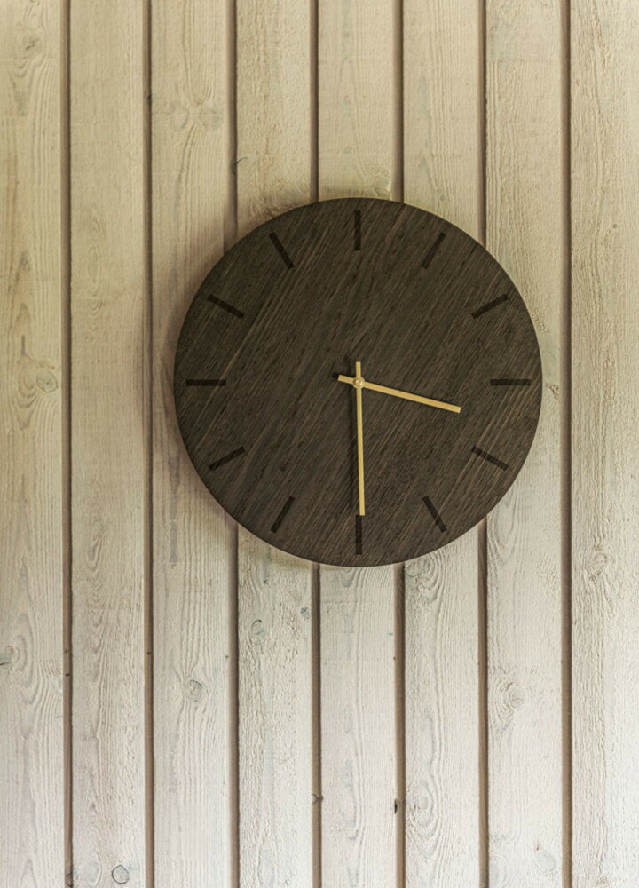 Hemverk (ヘンベルク)壁掛け時計ウォールクロック ダークオーク Φ280mmDark Oak[ デンマーク 壁掛け時計 北欧 ][沖縄・北海道配送不可] [2]