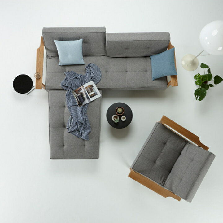 ロイヤルファニチャーコレクションINNOVATION LIVING（イノベーション・リビング）SPLITBACK FREJ　スプリットバック フレジ　SP-FREJ[北欧スタイル ソファベッド お客様組み立て式][沖縄・北海道配送不可] 2