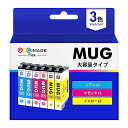 GPC Image Flex エプソン 用 インク マグカップ epson 用 MUG-4CL MUG-C MUG-M MUG-Y 合計6本セット EW-452A EW-052A インク 純正と併用可能 大容量 プリンター 互換インク 【新 旧パッケージ任意発送】