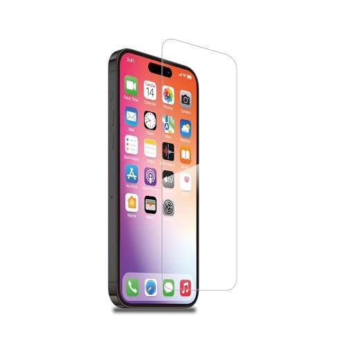 クリスタルアーマー iPhone 15 Pro 強化ガラスフィルム 液晶保護 耐衝撃 超薄 PAPER THIN 0.15mm GI32-15