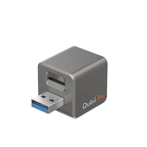 Maktar Qubii Pro グレー 充電しながら自動バックアップ iphone usbメモリ ipad 容量不足解消 写真 動画 音楽 連絡先 SNS データ 移行 SDカードリーダー 機種変更 MFi認証 (microSD別売) Maktar Qubii Pro グレー 充電しながら自動バックアップ iphone usbメモリ ipad 容量不足解消 写真 動画 音楽 連絡先 SNS データ 移行 SDカードリーダー 機種変更 MFi認証 (microSD別売)