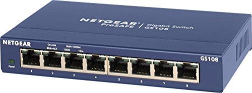 【正規品】 ネットギア NETGEAR スイッチングハブ 8ポート 1G 金属筐体 静音ファンレス リミテッドライフタイム アンマネージスイッチ GS108-400JPS