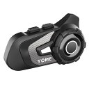 YOME バイクインカム【最大10人同時通話 連続使用40時間】S2 Plus インカム バイク用通信機器 通信距離2000M Bluetooth5.2 バイク用インカム バイク無線機 異なるインカムとの接続可能 強い互換性 通信自動復帰 日本語音声案内 HI-FI音質 IP67防水 ヘルメット ヘッドセット(2)