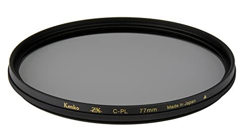 Kenko PLフィルター ZX サーキュラーPL 77mm 高透過偏光膜採用 撥水・撥油コーティング フローティングフレームシステム 547724