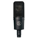 オーディオテクニカ AT4040 コンデンサーマイク XLR 1インチ大口径ダイアフラム / DCバイアス / 単一指向性 / 80Hzローカットフィルタースイッチ / 10dBパッドスイッチ / 専用ショックマウント付属 / トランスレス 【国内正規品】 ブラック