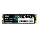 シリコンパワー SSD 512GB 3D NAND M.2 2280 PCIe3.0×4 NVMe1.3 P34A60シリーズ SP512GBP34A60M28