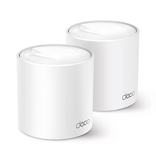 TP-Link WiFi 無線LANルーター dual_band Wi-Fi6 2402 + 574 Mbps HE160 メッシュWi-FiシステムDeco X50/A 2ユニット
