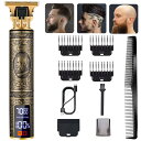 【2023新登場】バリカン LRCUOPY 電動 ヘアカッター 散髪用 USB充電式 コードレス 高さ調節可能1.5-4mm LED電量ディスプレイ 3段階速度 ばりかん 低騒音 防水 プロ仕様 セルフカット メンズ 家庭 業務 日本語説明書