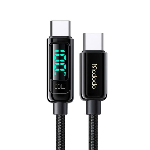 Mcdodo USB-C to USB-Cケーブル 出力スクリーン表示 100W PD急速充電 E-markerチップ搭載 高速データ転送 iPhone 16 ケーブル 亜鉛合金シェル 高耐久ナイロン編み タイプC充電コード Type-C ケーブル MacBook iPad iPhone 16/15 Xperia Galaxy Android その他USB-C機器対応 1 Mcdodo USB-C to USB-Cケーブル 出力スクリーン表示 100W PD急速充電 E-markerチップ搭載 高速データ転送 iPhone 16 ケーブル 亜鉛合金シェル 高耐久ナイロン編み タイプC充電コード Type-C ケーブル MacBook iPad iPhone 16/15 Xperia Galaxy Android その他USB-C機器対応 1