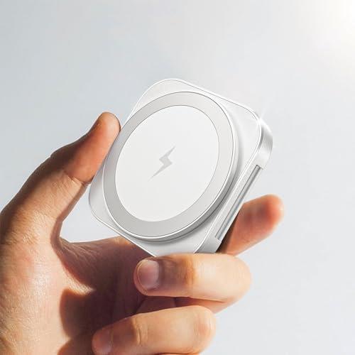 LISEN 業界極小サイズ 2in1 充電器 magsafe充電器 スタンド 置くだけ充電 マグセーフ充電器 軽量 旅行約10W/7.5W magsafe ワイヤレス充電器 iPhone16 15/15Plus/15ProMax /14/13/12Pro/Watch/Airpodsに対応 LISEN 業界極小サイズ 2in1 充電器 magsafe充電器 スタンド 置くだけ充電 マグセーフ充電器 軽量 旅行約10W/7.5W magsafe ワイヤレス充電器 iPhone16 15/15Plus/15ProMax /14/13/12Pro/Watch/Airpodsに対応