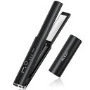 ヘアアイロン コードレス ストレートアイロン ミニ 小型 持ち運び 両用 USB充電式 ヘアアイロン 2way カール 前髪用ヘアアイロン 誤起動防止ロック 160/180/200度設定可能 男女兼用 家庭/旅行/出張/通勤用