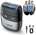 シェーバー メンズ 電気シェーバー 【ワールドカップ優勝-イメージキャラクター!】 乾湿両用 髭剃り 電動 小型 往復式 電動シェーバー 3枚刃 深剃り 低騒音...