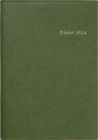 高橋 手帳 2024年 4月始まり A5 ウィークリー デスクダイアリー カジュアル 6 モスグリーン No.966
