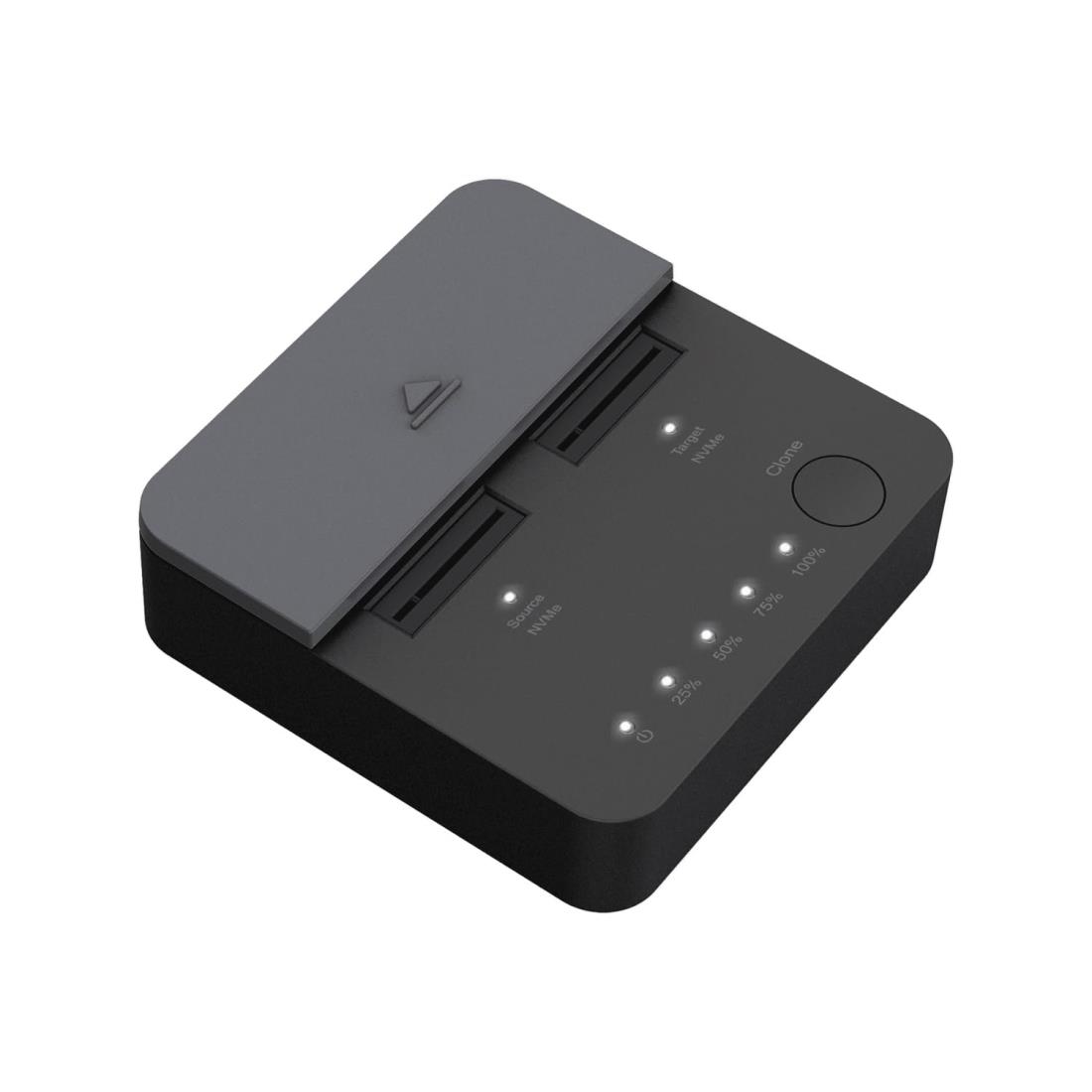 玄人志向 スタンド型 外付けドライブ (お立ち台) USB3.2 Gen 2x2 (20G) 接続 M.2 NVMe SSD クローン ドッキングステーション KURO-DACHI/CLONE/NVMe