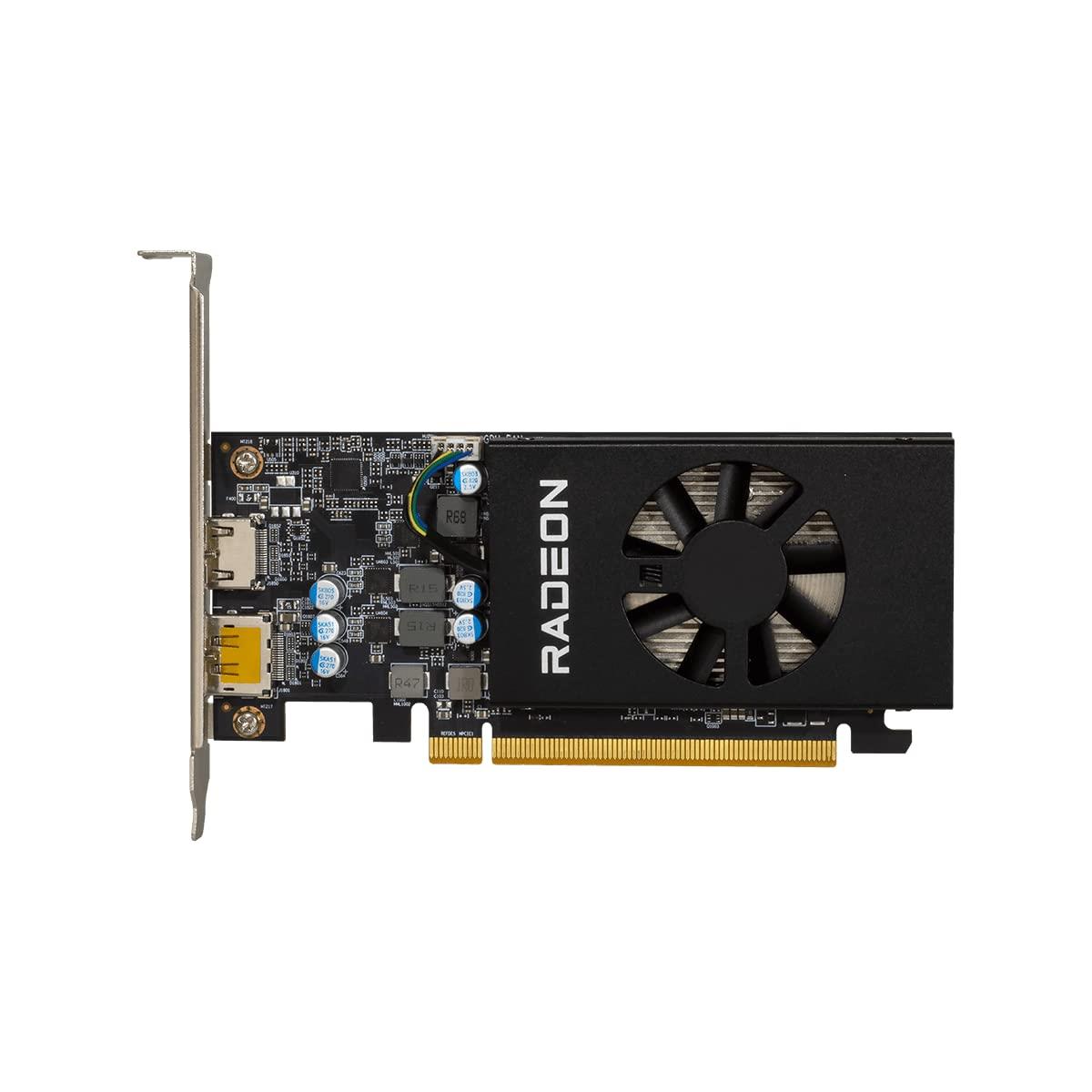 玄人志向 グラフィックボード AMD Radeon RX6400 GDDR6 4GB 搭載モデル RD-RX6400-E4GB/LP 黒