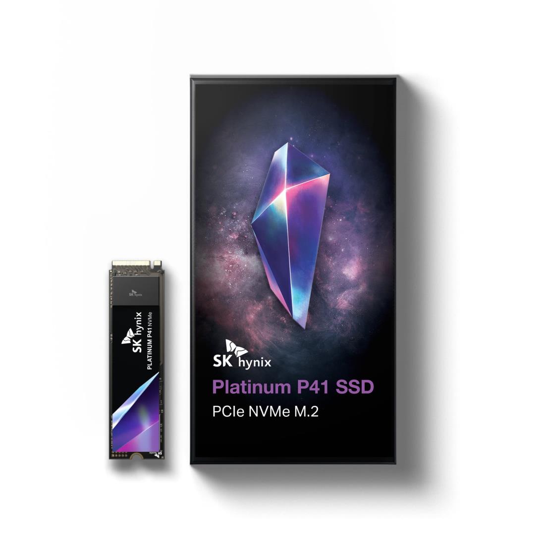 エスケイハイニックス(SK hynix) Platinum P41 1TB PCIe NVMe Gen4 M.2 2280 内蔵 SSD / PS5動作確認済 / SHPP41-1000GM-2 / 読み込み 最大7,000MB /