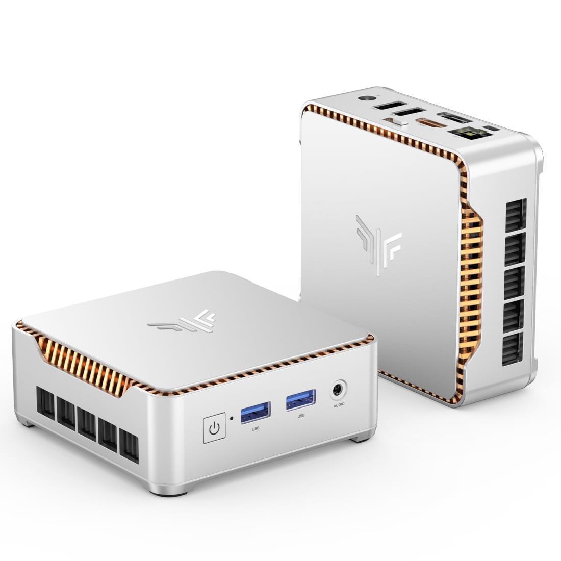 NiPoGi N150 ミニpc初登場 2025年新型 mini pc 動作より高速 8GB 256GB SSD Windows11 Pro 4C4T 最大3.60GHz 最新12世代インテル N150 みにpc HDMI2.0+DP1.4 4K@60Hz 2画面 静音性高速放熱 小型pc WiFi BT4.2 ミニパソコン 豊富な端子USB3.2/2.0有線LAN 省電力mini-pc