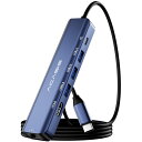 acasis usb cハブ,4 k @60 hz hdmi usb cドッキングステーション,1 m長のケーブルusbハブ3つのusb-a 5 gbps, pd 100 w, 1 gbpsイーサネット,usb cアダプタiphone 15/ mac/dell/acer/hp/asus/steamデッキ用(2)
