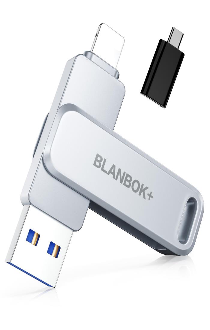 USBメモリ 3in1 Phone pad対応 大容量 フラッシュドライブ IOS Android PC USBメモリスティック USB3.0高速 データ移行 バックアップ アイフォン用 外付けメモリー 変換アダプタ付き 人気 軽量 耐衝撃 フラッシュメモリ OTG 容量不足解消 亜鉛合金 (512GB)