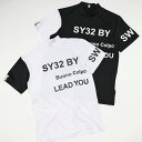 SY32 by SWEET YEARS GOLF ゴルフウェア メンズ SY32 by SWEET YEARS モックネックシャツ ASYMMETRY STRETCH MOCK　240504