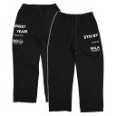 SY32 by SWEET YEARS スウェットパンツ SEPARATE GRAPHIC CUT OFF PANTS 250912