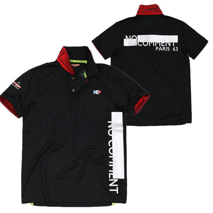 楽天セレクトショップ DoorNO COMMENT PARIS （ノーコメントパリ） ポロシャツ NC SPORTS LOGO POLO　240520