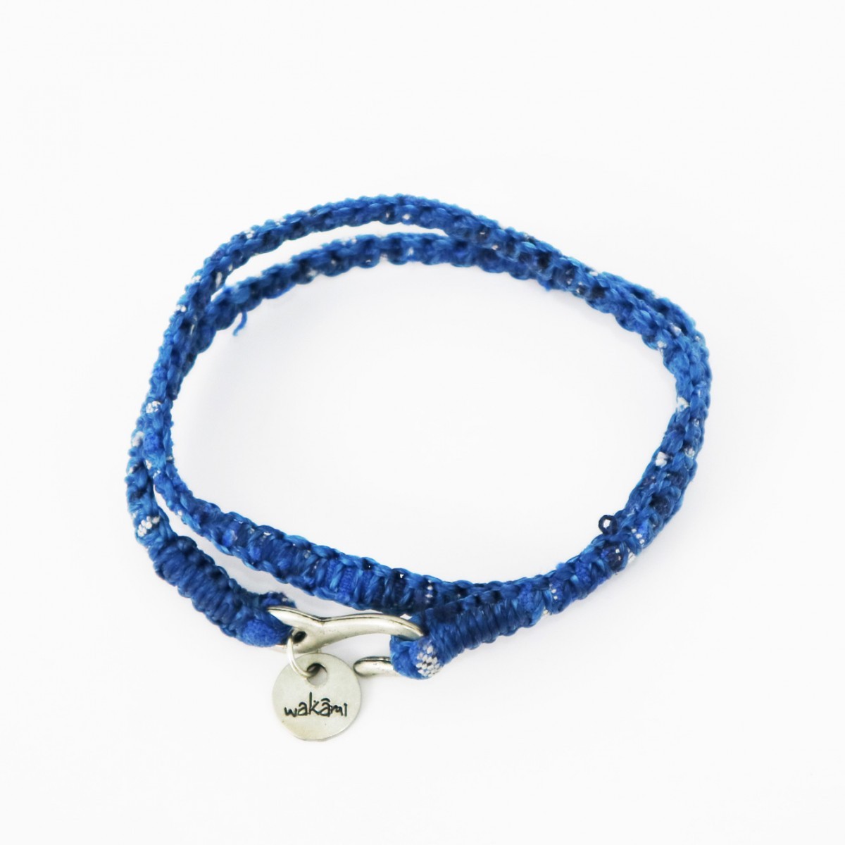 ワカミ wakami ダブルラップテキスタイルブレスレット 251123