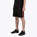 ZANEROBE([C[u)@TChCV[c Sideline Track Short Black/Vintage Red@240327