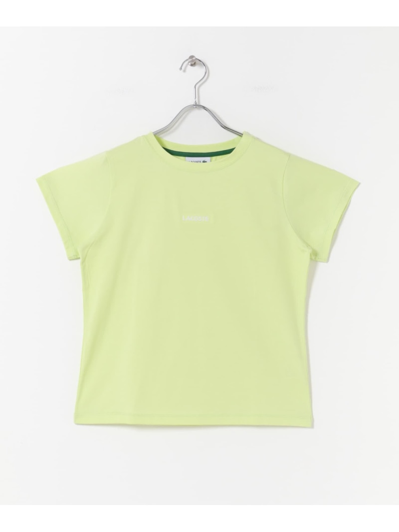 Rakuten - 【SALE／10%OFF】LACOSTE コンパクトブランドネームロゴTシャツ URBAN RESEARCH DOORS アーバンリサーチドアーズ トップス カットソー・Tシャツ ホワイト ブラック グリーン【RBA_E】【送料無料】[Rakuten Fashion]