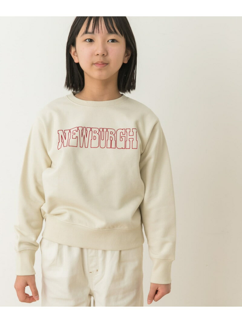 【SALE／55%OFF】『WEB/一部店舗限定』『親子リンク』フロッキーロゴスウェット(KIDS) URBAN RESEARCH DOORS アーバンリサーチドアーズ トップス その他のトップス ホワイト グレー【RBA_E】[Rakuten Fashion]