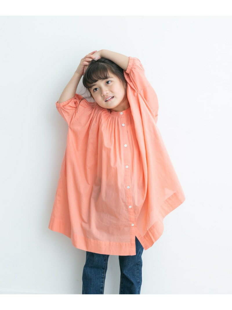 楽天URBAN RESEARCH DOORS／ドアーズ【SALE／40％OFF】『親子リンク』コットンボイルギャザーワンピース（KIDS） URBAN RESEARCH DOORS アーバンリサーチドアーズ ワンピース・ドレス ワンピース オレンジ パープル ネイビー【RBA_E】[Rakuten Fashion]