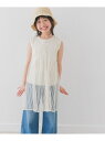 『WEB/一部店舗限定サイズ』ノースリーブランダムリブカットソー(KIDS) URBAN RESEARCH DOORS アーバンリサーチドアーズ トップス その...