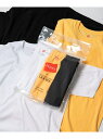 『別注』Hanes*DOORS 3P T-SHIRTS URBAN RESEARCH DOORS アーバンリサーチドアーズ トップス カットソー・Tシャツ レッド