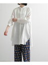 アーバンリサーチ トップス レディース ORCIVAL TUNIC SHIRTS URBAN RESEARCH DOORS アーバンリサーチドアーズ トップス シャツ・ブラウス ホワイト ピンク【送料無料】[Rakuten Fashion]