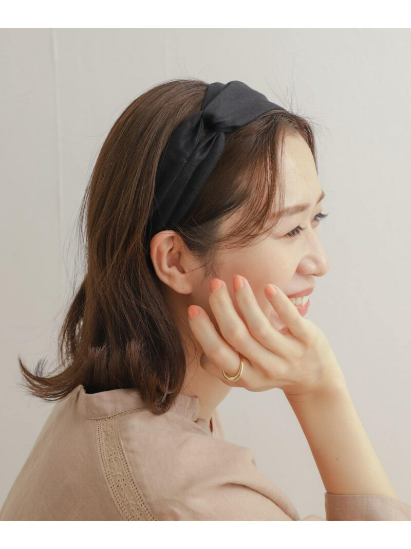 リネンブレンドヘアバンド URBAN RESEARCH DOORS アーバンリサーチドアーズ ヘアアクセサリー カチュー..