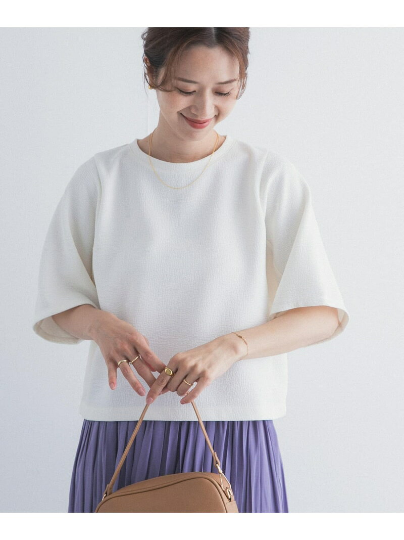 Rakuten - 【SALE／30%OFF】袖ボリュームクロップドプルオーバー URBAN RESEARCH DOORS アーバンリサーチドアーズ トップス カットソー・Tシャツ ホワイト ベージュ ネイビー【RBA_E】【送料無料】[Rakuten Fashion]