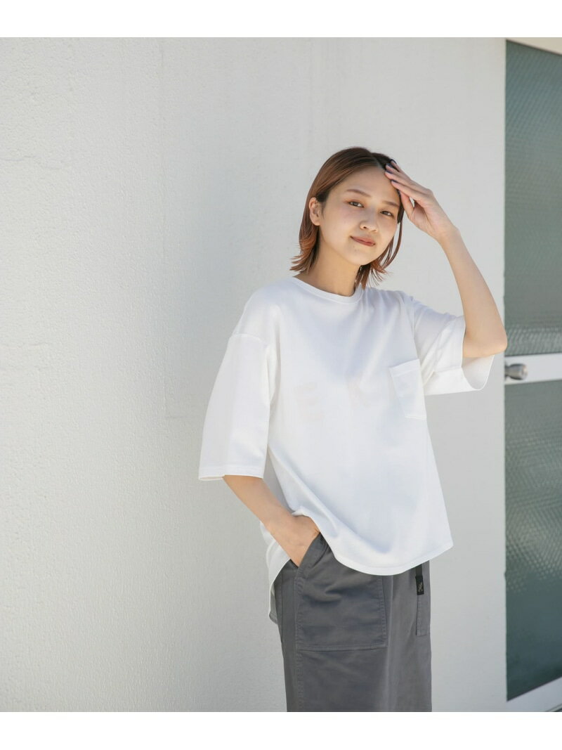 【SALE／40%OFF】ショートスリーブロングテールロゴTシャツ EKAL アーバンリサーチドアーズ トップス カットソー・Tシャツ ホワイト ブラウン ブラック【RBA_E】【送料無料】[Rakuten Fashion]のサムネイル
