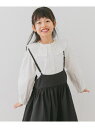 【SALE/35%OFF】フリルカラーブラウス(KIDS) URBAN RESEARCH DOORS アーバンリサーチドアーズ トップス その他のトップス ホワ...
