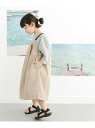 【SALE／20 OFF】『親子リンク』add fabrics 撥水ワンピース(KIDS) URBAN RESEARCH DOORS アーバンリサーチドアーズ ワンピース ドレス ワンピース ベージュ グレー【RBA_E】【送料無料】 Rakuten Fashion