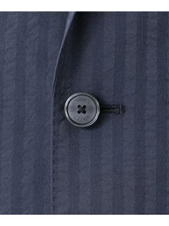 Life Style Tailor Seersucker Jacket DT64-18A017: Navy Life Style Tailor Seersucker Jacket DT64-18A017: Navy
