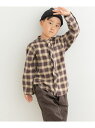 【SALE/50%OFF】『親子リンク』バンドカラーチェックシャツ(KIDS) URBAN RESEARCH DOORS アーバンリサーチドアーズ トップス そ...