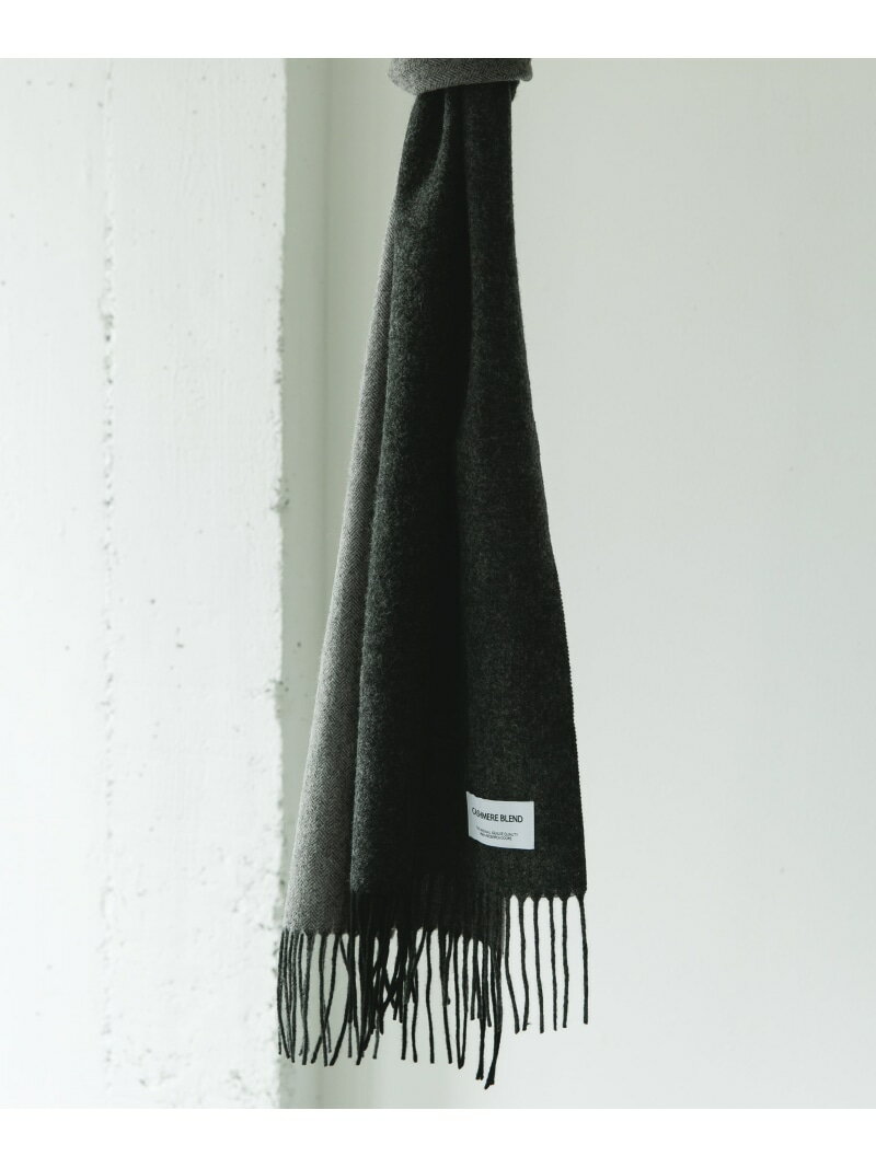 カシミヤブレンドパネルマフラー URBAN RESEARCH DOORS アーバンリサーチドアーズ ファッション雑貨 マ..