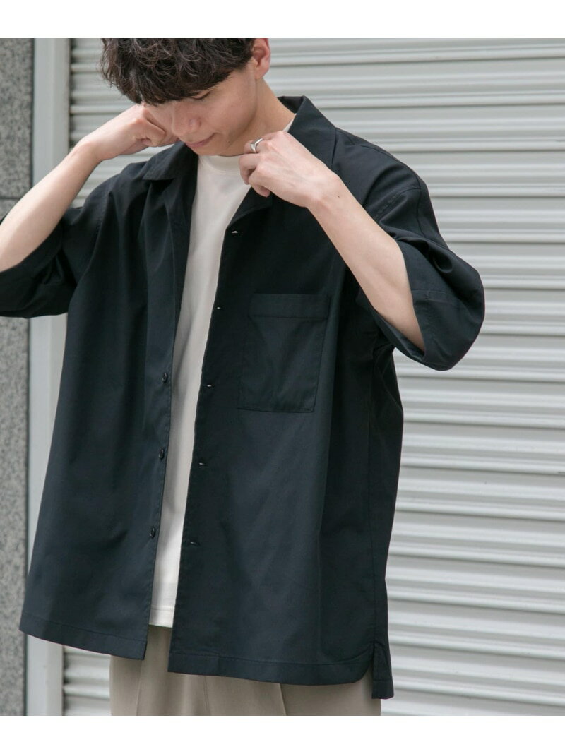 【SALE／50%OFF】FORK&SPOON クールタッチオープンカラーシャツ URBAN RESEARCH DOORS アーバンリサーチドアーズ トップス シャツ・ブラウス グレー ベージュ【RBA_E】[Rakuten Fashion]