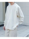 アーバンリサーチ 【SALE／30%OFF】FORK&SPOON ハイツイストジャージーロングスリーブTシャツ URBAN RESEARCH DOORS アーバンリサーチドアーズ トップス カットソー・Tシャツ ホワイト グレー【RBA_E】[Rakuten Fashion]