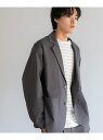 アーバンリサーチ 【SALE／28%OFF】『セットアップ対応』『イージーケア』FORK&SPOON ideal stretchワークジャケット URBAN RESEARCH DOORS アーバンリサーチドアーズ ジャケット・アウター テーラードジャケット・ブレザー グレー ネイビー【RBA_E】【送料無料】[Rakuten Fashion]