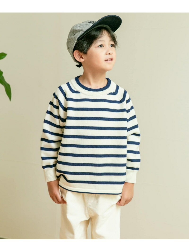 楽天URBAN RESEARCH DOORS／ドアーズ【SALE／40％OFF】ウーステッドヤーン配色ニット（KIDS） URBAN RESEARCH DOORS アーバンリサーチドアーズ トップス ニット オレンジ【RBA_E】[Rakuten Fashion]