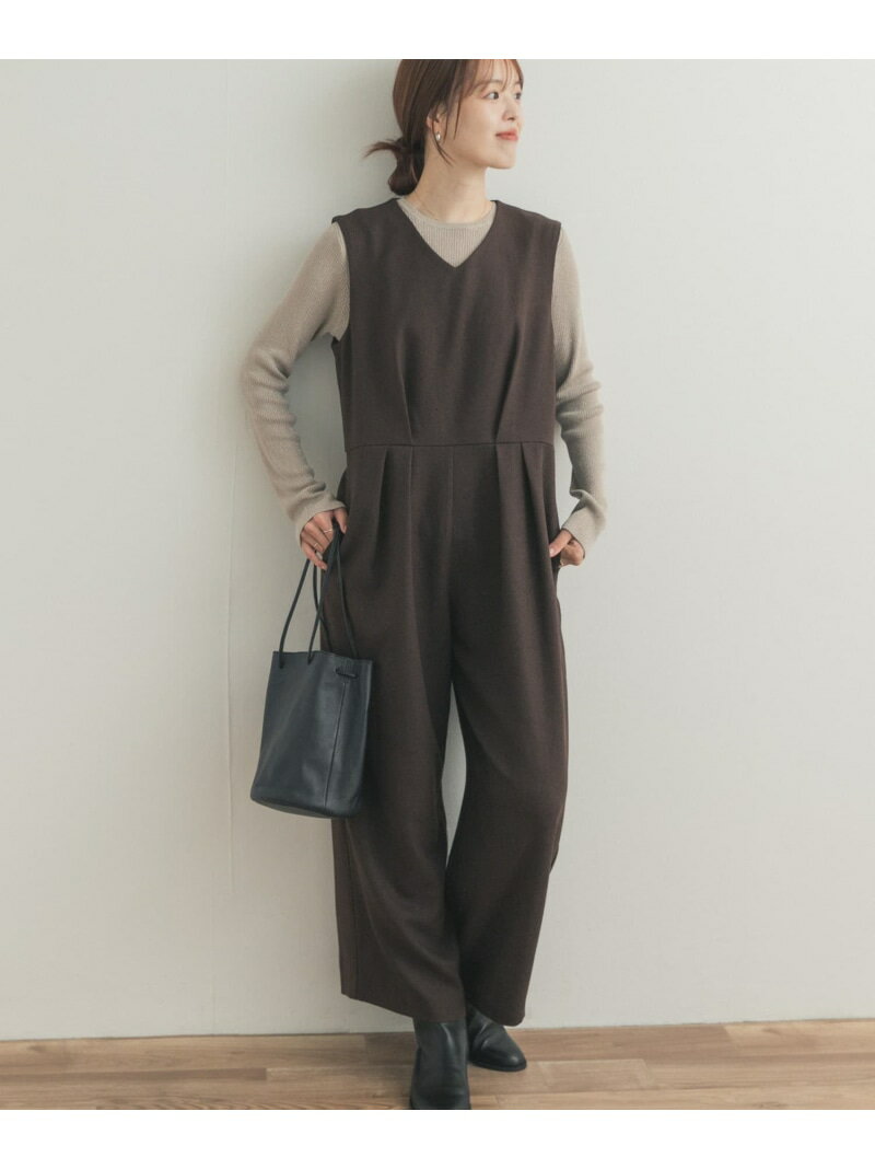 【SALE／30%OFF】Vネックオールインワン URBAN RESEARCH DOORS アーバンリサーチドアーズ ワンピース・..