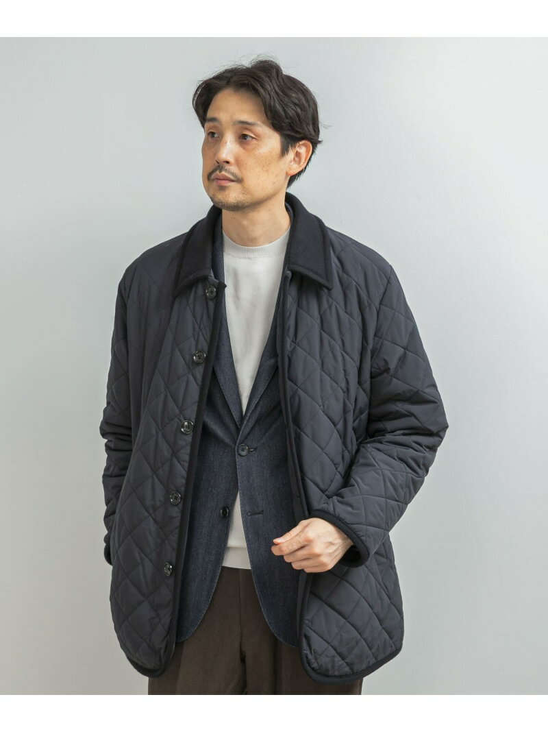 楽天URBAN RESEARCH DOORS／ドアーズLIFE STYLE TAILOR LIMONTA EAST キルティングコート URBAN RESEARCH DOORS アーバンリサーチドアーズ ジャケット・アウター その他のジャケット・アウター ブラック ネイビー【送料無料】[Rakuten Fashion]