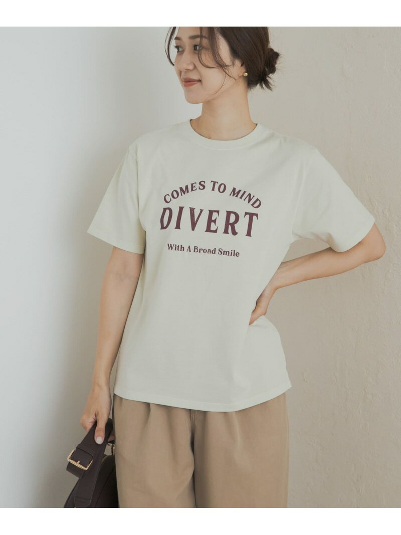 【SALE／40%OFF】ピグメントロゴTシャツ URBAN RESEARCH DOORS アーバンリサーチドアーズ トップス カットソー・Tシャツ ホワイト グレー【RBA_E】[Rakuten Fashion](4)